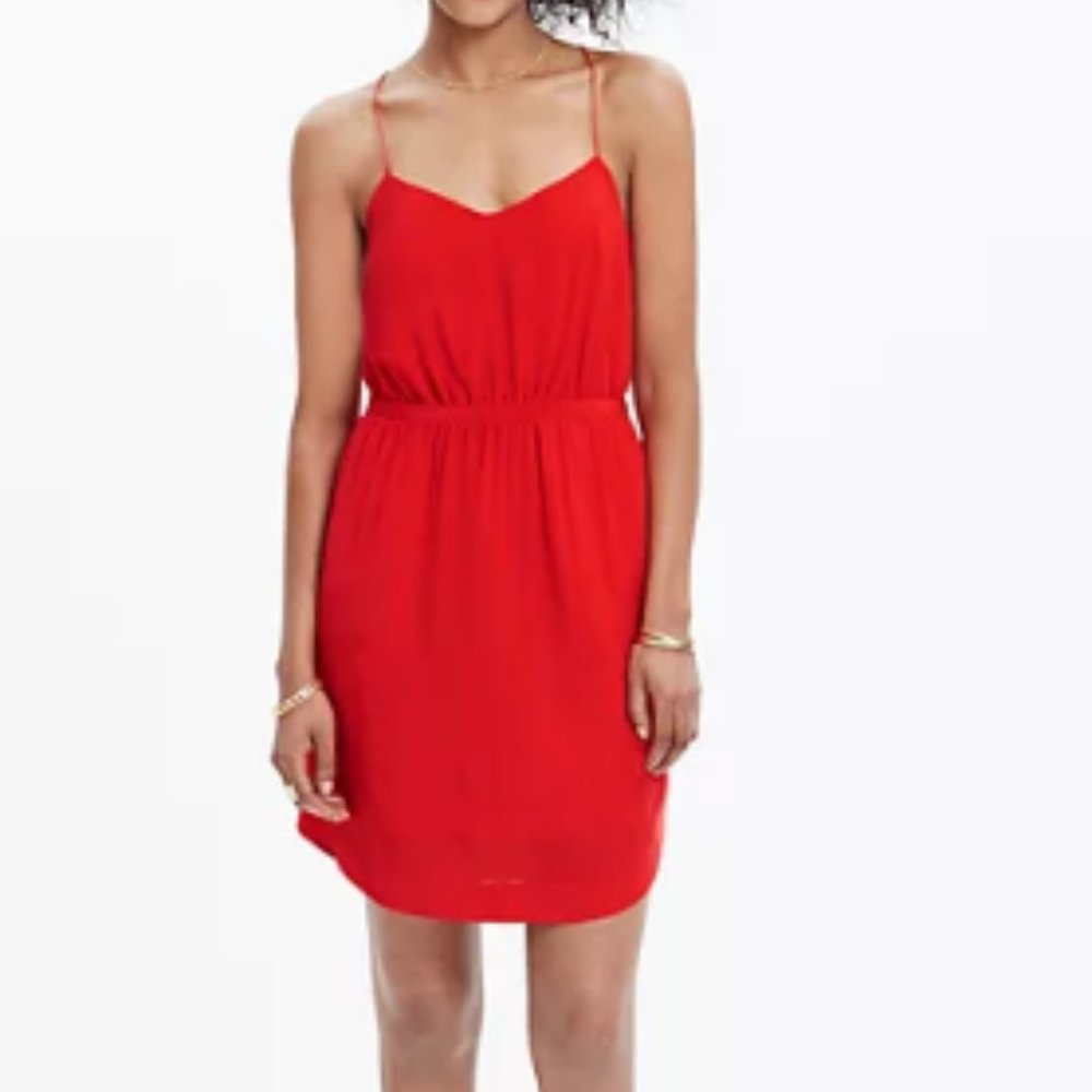 Madewell Silk Starview Cami Dress